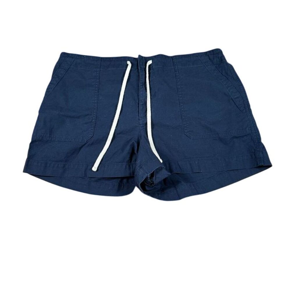 LOFT Navy Blue‎ Drawstring Casual Summer Shorts Size 18